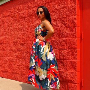 Who What Wear - Fall Colors Sun Dress